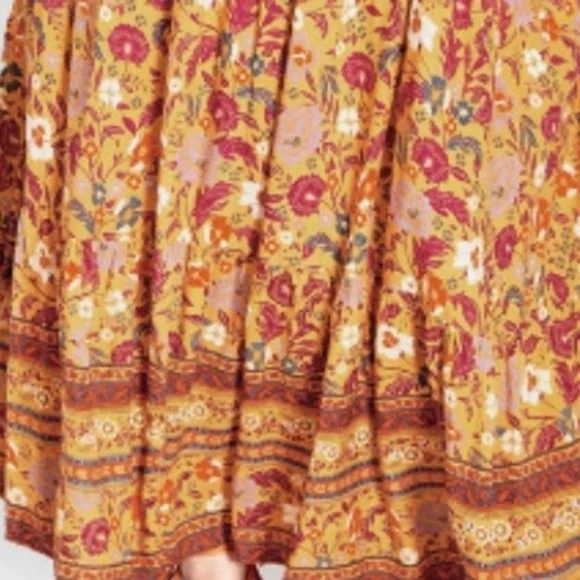 Seashore Maxi Border Dress - peach - Picture 5 of 6